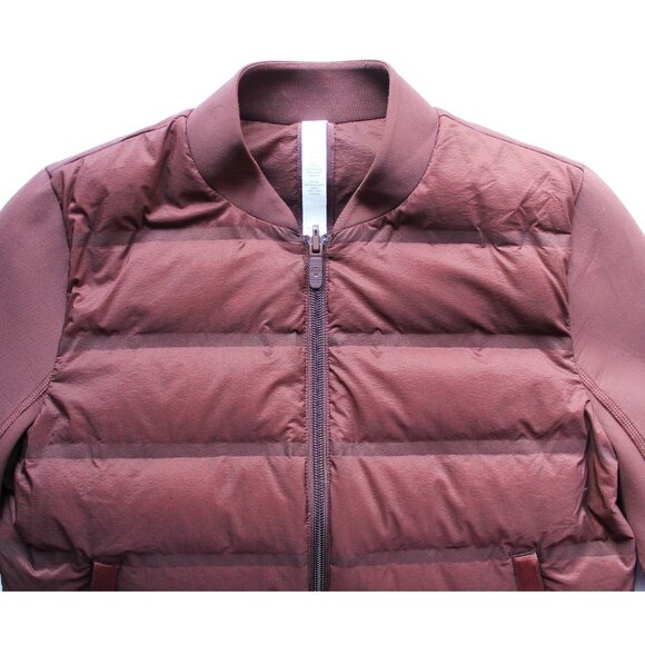 Lululemon Down and Around Bomber Reversible / Size 4 / Dark Cedar Goose Down - Picture 7 of 13
